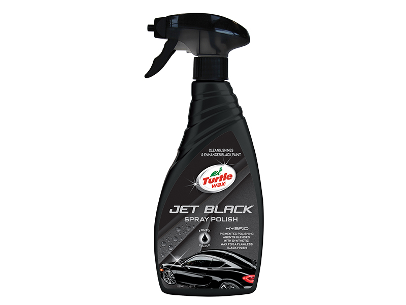 Turtle Wax Hybrid Jet Black Spray Polish 500ML